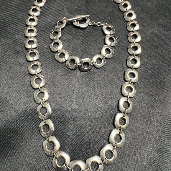 no brand Jewelry - Stainless Steel Necklace and bracelet set